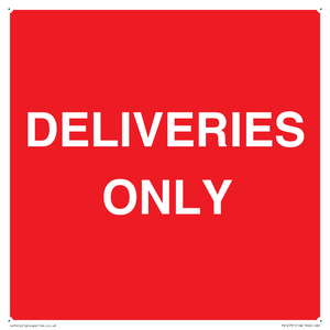 DELIVERIES ONLY